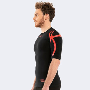 Saiph Active Tense Unisex Technical Undershirt Size XL Black Vibrant Yellow BNWT